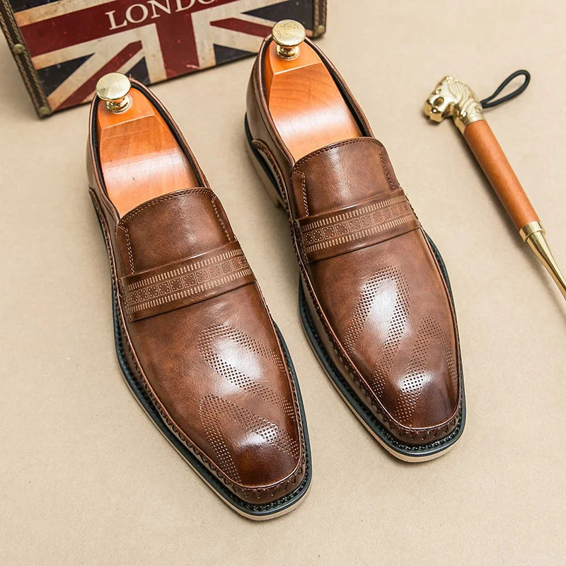 Classic Leather Oxford Shoes