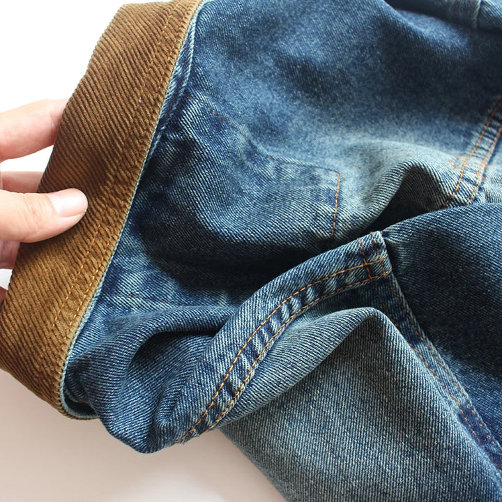 100% Cotton Denim Cargo Jacket