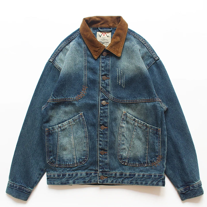 100% Cotton Denim Cargo Jacket