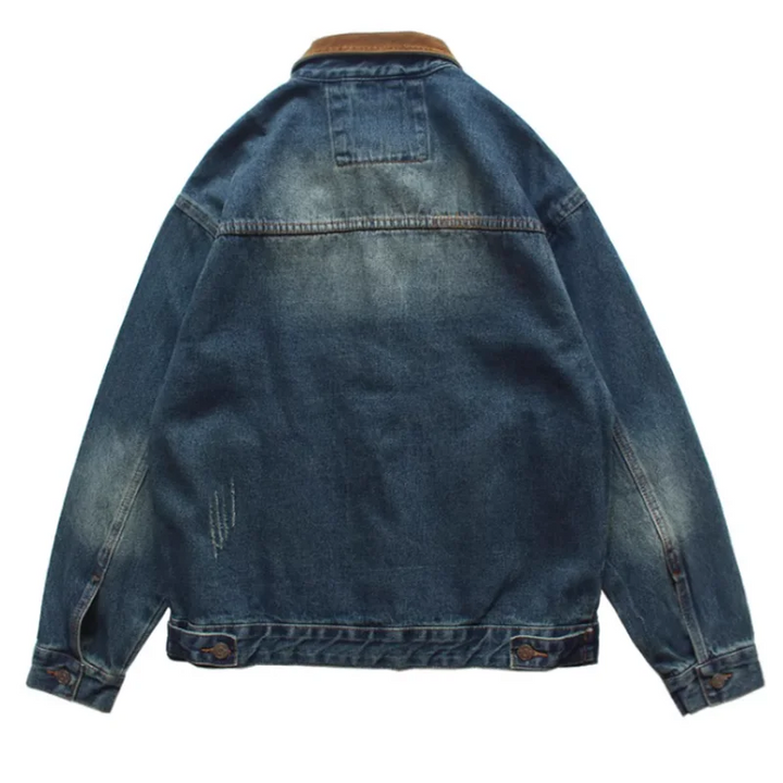 100% Cotton Denim Cargo Jacket