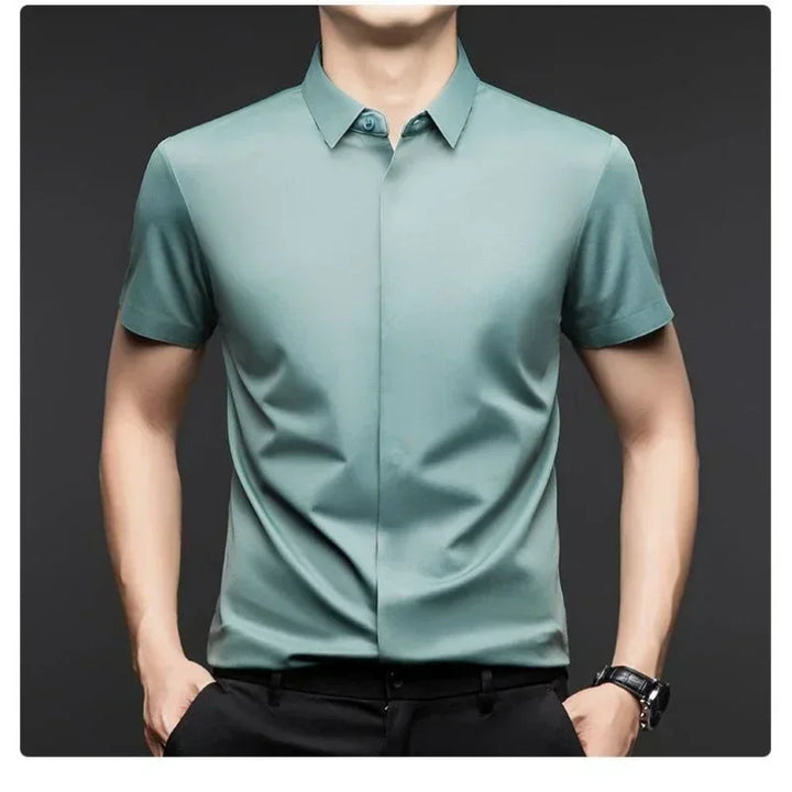Brooks Mulberry Silk Shirt