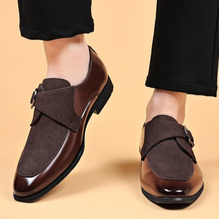 Suede Wingtip Derby Moccasin