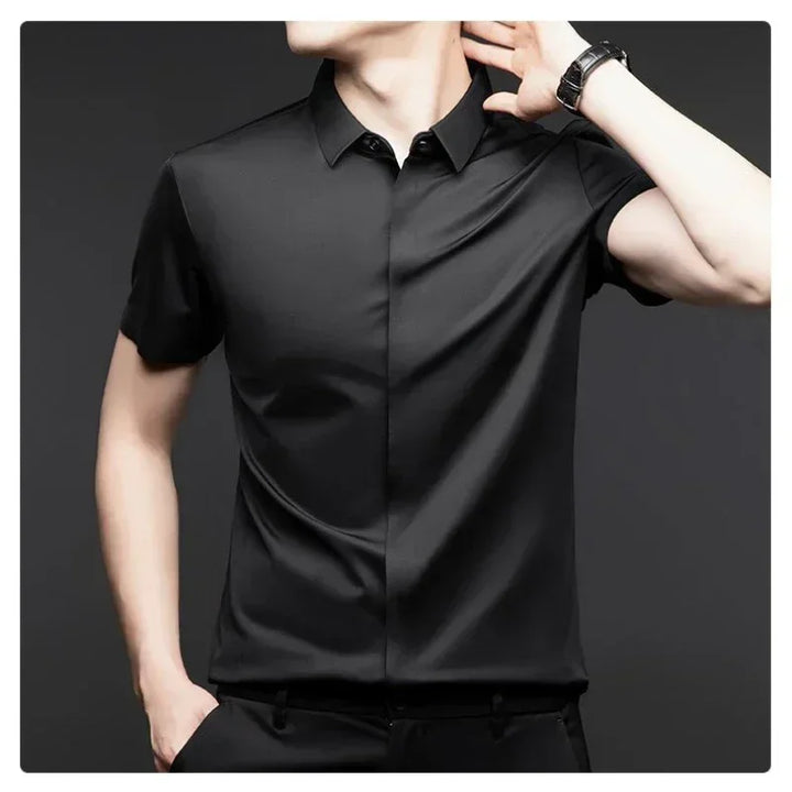 Brooks Mulberry Silk Shirt