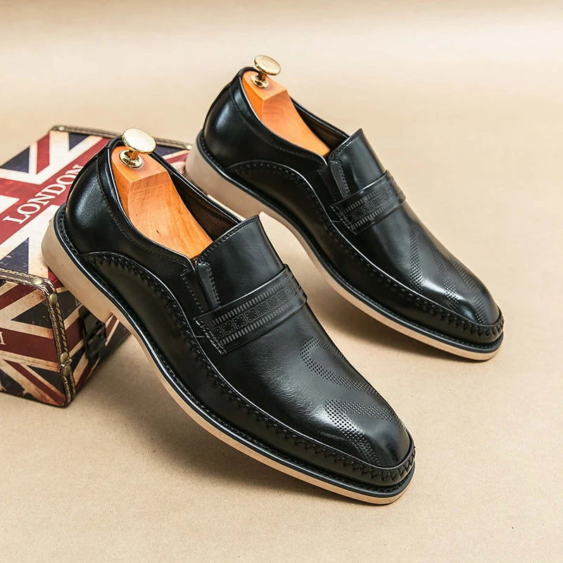 Classic Leather Oxford Shoes