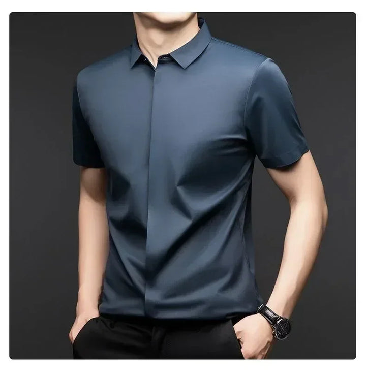 Brooks Mulberry Silk Shirt