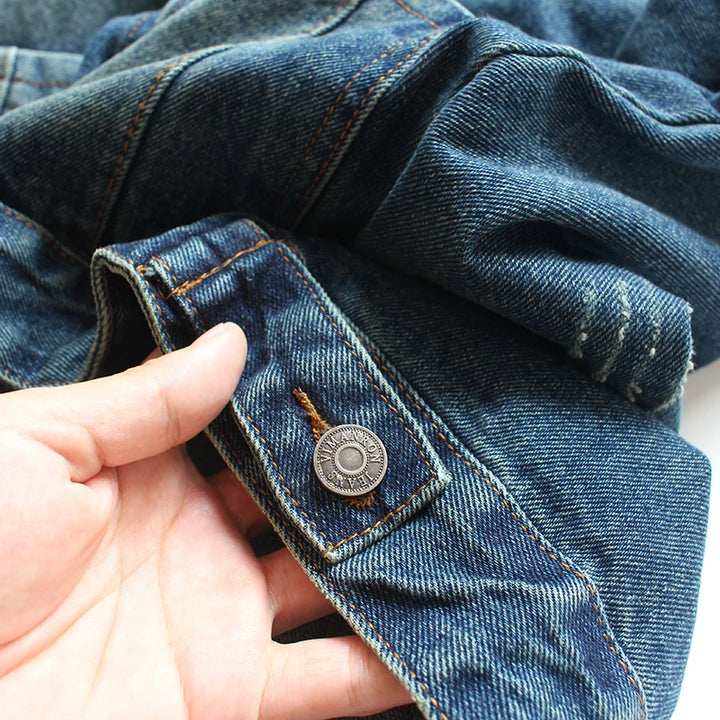 100% Cotton Denim Cargo Jacket